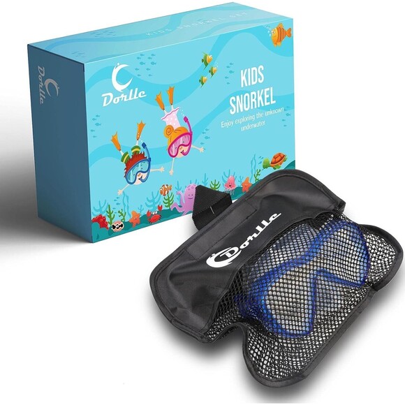 Kids Diving Mask Snorkel Mask, Anti-Fog and Anti-Leak Snorkeling Goggles Swimmin - Picture 4 of 6